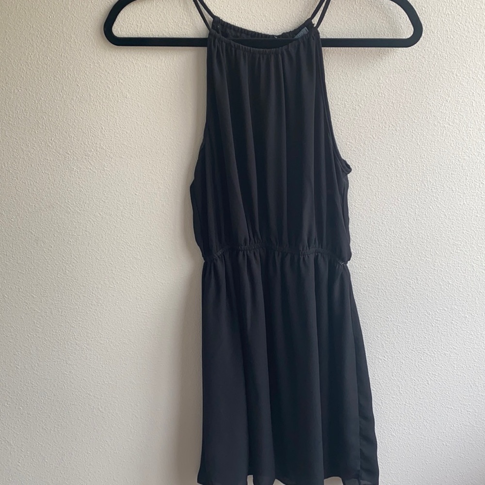 Black cocktail dress
